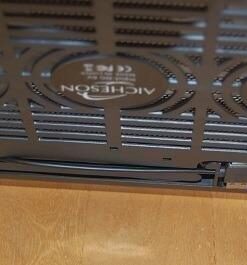 AICHESON Laptop Cooling Pad 2 1000RPM Fans Portable Computer Cooler, Blue LEDs, S007 82 41GFJzQ7tQL