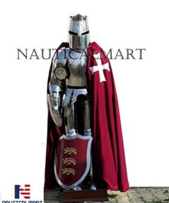 Alternative view of NauticalMart Crusader Full Suit Of Armor Medieval Knight Combat Armor