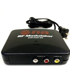 New Auto TV Switch RCA to RF Modulator Antenna F-Type Coaxial Video Converter 10 41GZ0EnfG0L