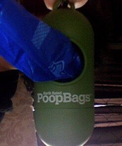 Earth Rated Leash Dispenser & 15 Dog Poop Bag Bundle Pack - Ultra-Thick Doggie Waste Bags with Holder | Lavender-Scented With Leak-Proof Security 1 Dispenser, 15 Bags 34 41GfcgrryL