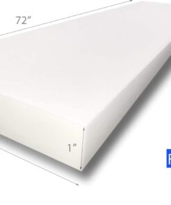 Alternative view of FoamTouch 1x24x72HDF Upholstery Foam 1x24x72, 1 Count (Pack of 1), White