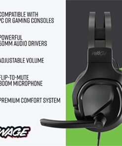 Wage Pro Universal Gaming Headset - Black/Green (WMAGY-N080) Wage Pro 17 41GsE6fCjYL