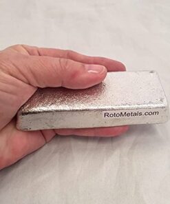 Alternative view of RotoMetals Whole Tin Ingot 99.9+% Pure