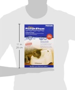 Petmate Deluxe Fresh Flow Cat, Bleached Linen, 50 Oz, 1 Count (Pack of 1) Small 17 41H1yL065DL