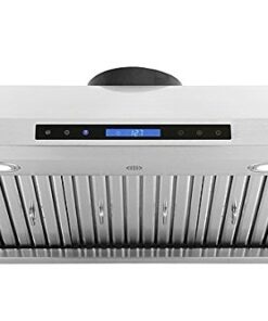 XtremeAir PX10-U30, 30", LED Lights, Baffle Filter W/Grease Drain Tunnel, 1.0mm Non-Magnetic Stainless Steel, Under Cabinet Mount Range Hood 30 Inch 18 41HF4SnibPL