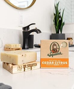 Dr. Squatch DISCONTINUED All Natural Bar Soap for Men with Zero Grit, Cedar Citrus 31 41HSpGQOL 1