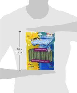 Dingo Tartar And Breath Dental Sticks For All Dogs, 48-Count 48 Count (Pack of 1) 23 41HptX2XGTL