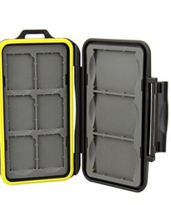 JJC MC-SD6CF3 Rugged Water-Resistant Memory Card Case fits 3x CF / 6x SD Cards, Black 9 41HsgCyzfeL