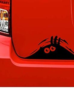 Alternative view of Peeking Monster Eyes Vinyl Decal Sticker (F20) | Waterproof | Easy to Apply on MacBook, Laptop, iPad, Car, Truck, Boat, Trailer, Window, Tool Box | Cartoon Funny Scary Eyes Creature by CustomDecal US