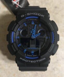 Casio G-Shock GA100-1A2 Ana-Digi Speed Indicator Black Dial Men's Watch 32 41I9LbcCXQL