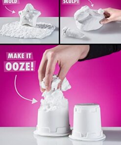 Play Visions Floof Modeling Clay- Reusable Indoor Snow - Endless Creations Possible, Mold Any Shape Or Design - 240 Grams. Bucket of Floof 9 41IKQte3xcL