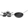 Cuisinart 11-Piece Set Advantage Nonstick Cookware, Black & 622-20 Chef's Classic 8-Inch Open Skillet Nonstick-Hard-Anodized 11 Piece Cookware Set + Skillet 49 41IYN3xTneL
