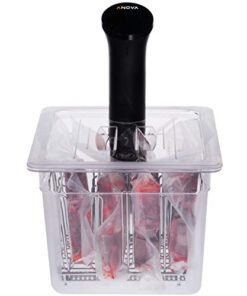 LIPAVI Sous Vide Container Model C10 3.0 Gallon (12 Quarts) 12.7 x 10.3 Inch - NOT INCLUDED: Matching rack and tailored lids for Joule, Anova and more sold separately 12 Quarts 23 41IdHc hT1L