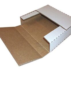 100 Record lp Mailer Mailers White Holds 1 to 4 Albums - 12