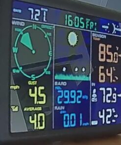 Sainlogic Professional WiFi Weather Station with Outdoor Sensor, Internet Wireless Weather Station with Rain Gauge, Weather Forecast, Wind Gauge, Wunderground, Black 61 41ItYtZXE9L