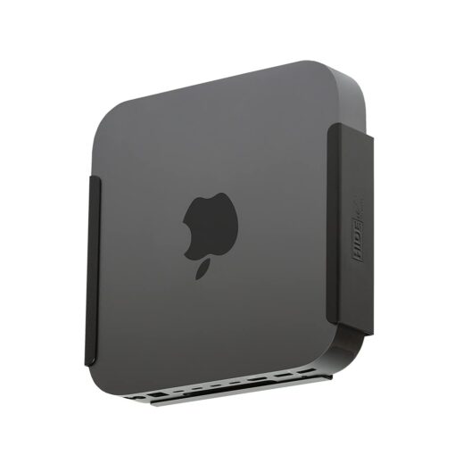 HIDEit Mounts MiniU Mount for Mac Mini - Patented in 2016, American Company - Steel Wall Mount, Under Desk Mount, VESA Monitor Mount for Mac Mini - Compatible with Mac Mini M1 M2 Black