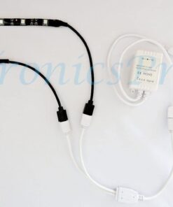 TronicsPros 2pcs 4 Pin LED Splitter Cable RGB LED Strip Splitter 2 Way Splitter LED Tape Y Splitter 1 to 2 Splitter LED Strip Connector SMD 5050 3528 2835 RGB LED Ribbon Splitter- 12inch, White 13 41J9tKmea8L