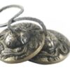 Tingsha Tibetan Meditation Bell 2.5" Dragon Embossed