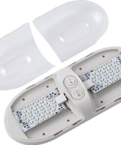 Alternative view of Gold Stars F3528002 Natural White LED RV Ceiling Double Dome Light (Fixture Double 921 Wedge 12v) Double Fixture (1 Pack)