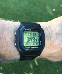 Casio Men's W800H-1AV Classic Sport Watch with Black Band 33 41JqyIgneCL