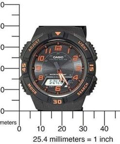 Casio Men's AQS800W Slim Solar Multi-Function Ana-Digi Sport Watch Black 28 41JxgUXud7L