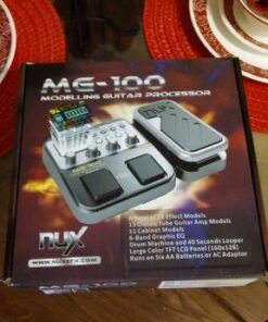 MG-100 Professional Multi-Effects Pedal Processor Musical Instrument Parts 40s Record 55 Effect Mode 10 Sound Di Box Electric Guitar and Bass Loop Amplifier Tube Pedal MG100 27 41KOj8Ex8xL