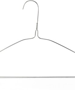 HANGERWORLD Silver Metal Wire Clothes Hangers 16inch 13 Gauge Clothes Garment Coat Hanger (20 Pack) 20 7 41KPjg lgHL