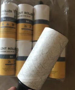 Lint Roller Pet Hair Remover - Sticky Lint Remover Rollers for Clothes Pet Hair Cat 8 Pack 8 Count (Pack of 1) 20 41KT1nmGyvL
