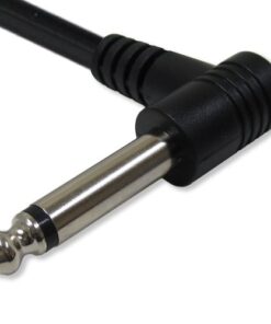 Alternative view of GLS Audio 6 Inch Patch Cable Cords (0.5 feet) - Right Angle 1/4" TS to Right Angled 1/4" TS Pedal Board Cables - 6" Mono Pedalboard Cord & Instrument Cable - 3 Pack