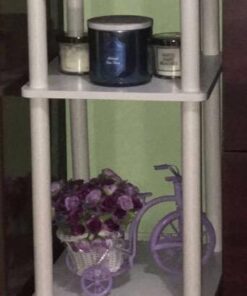 Louis Garden Nostalgic Bicycle Artificial Flower Decor Plant Stand (Purple) Purple 26 41KjVUpOpkL