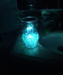 JINHEZO Submersible LED Light, Tea Lights, Pond Underwater Small LED Lights, Battery Operated 125 Hours, for Wedding Home Vase Festival Party Decoration White 24Pcs (Built-in 48 Batteries) 24 Pack 53 41Koa69C7bL