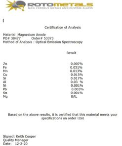 RotoMetals 1Rolls 99.95% 25 gram 70ft Magnesium Ribbon High Purity Lab Chemicals 6 41LB3ScZTjL
