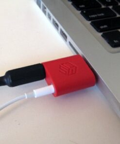 Alternative view of Makers4Good Rockit Audio Headphone/Microphone Splitter - 3.5mm Male Jack Plug to Separate Female Headphone Port & Microphone Port. Connects unpowered Mono mics to Smartphones