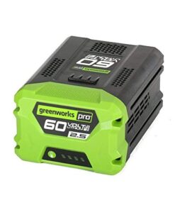 GreenWorks Pro 60-Volt Max 2.5-Amp Hours Rechargeable Lithium Ion (Li-ion) Cordless Power Equipment Battery