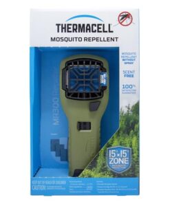 Thermacell Mosquito Portable Repeller; Includes 12-Hour Refill; 15 Foot Zone of Protection; Highly Effective Mosquito Repellent; Bug Spray Alternative; Scent Free Olive Green Mr300 45 41LeBaEt96L