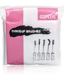 G2PLUS 100PCS Disposable Eyelash Brushes, Mascara Wands Applicator Makeup Kits, Eyelash Spoolies Brushes for Eyelash Extensions and Eyebrows (Rose) Rose 29 41LnprQWcNL