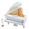 Alytimes Mechanical Classical Ballerina Girl Dancing On The Piano Music Box