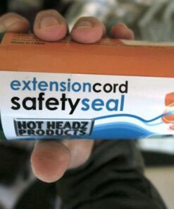 Hot Headz H-EXT-302 Outdoor Extension Safety Seal Resistant Cord Cover for Holiday Lights Water Fountains, Pool Pumps, Air Conditioners, Etc, Single, Green 37 41Lt6DKNH L