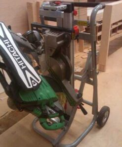 Bosch Portable Gravity-Rise Wheeled Miter Saw Stand T4B 60 41Lu035i FL