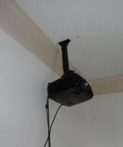 VideoSecu Flat Vaulted Ceiling Projector Mount LCD DLP Bracket with Adjustable Height Rotating Swivel Arm One Piece PJ2B 1C9 35 41LwXid1UL