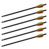 Extra Survival Aluminum Arrow Black or Pink 16" 6 Piece Set 23 41LyVKpXHKL