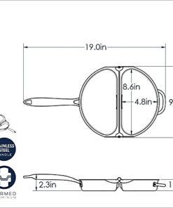 Nordic Ware Italian Frittata and Omelette Pan, 8.4 Inches, Non-Stick 21 41M0tsqAvgL