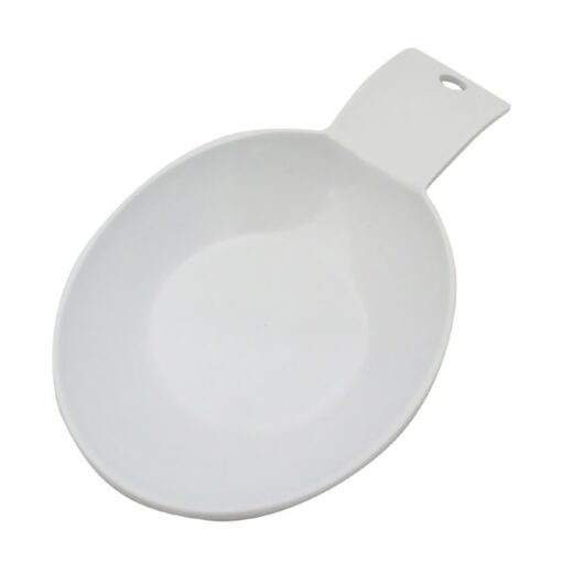 Range Kleen , White Melamine Spoon Rest, 8 by 4.5-Inch