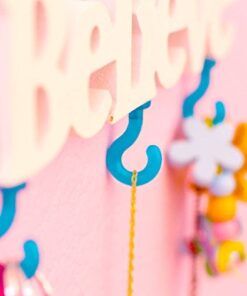 Pinhooks Wall Hooks Dream Pack - Pastel (Blue/Pink/Yellow) - 40 Small Decorative Reusable Hanging Hooks for All Your Organizing and Decorating Needs ! 13 41MHKXmJcpL