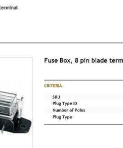 HELLA H84960111 8-Way Lateral Single Fuse Box 14 41MOBD6Va5L