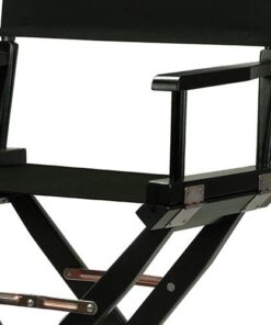 Casual Home 24" Director's Chair Black Frame-with Black Canvas, Counter Height Black Frame - Solid Wood 25 41MUotxnmAL