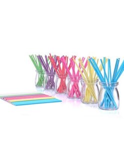 210ct 6 inch Colored Lollipop Sticks 7 Colors for Cake Pops Apple Candy (Rose-red, Blue, Yellow, Purple, Green, Watermelon Red, White) 13 41MdYtNR5L