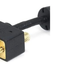 Alternative view of Monoprice 1.5ft Ultra Slim SVGA Super VGA 30/32AWG M/M Monitor Cable w/ ferrites (Gold Plated Connector) 1.5 Feet