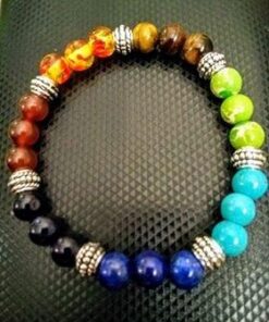 Jovivi 7 Chakras Bracelet Reiki Natural Gemstone Healing Balancing Round Beads Crystal Stone Bracelets for Women 29 41MhD5mZ6EL