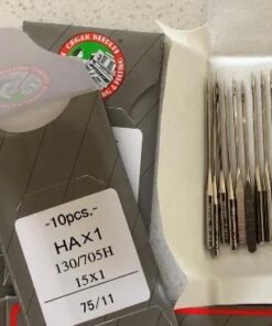100 ORGAN FLAT SHANK 15X1 HAX1 HOME SEWING MACHINE NEEDLES - SIZE #75/11 13 41MuwdaDuQL